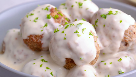 danish meatball with dill sauce recipe