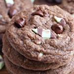 double chocolate mint cookies recipe