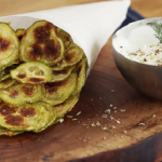 easy baked zucchini  chips recipe