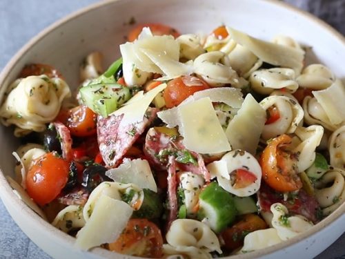 Easy Italian Tortellini Pasta Salad Recipe