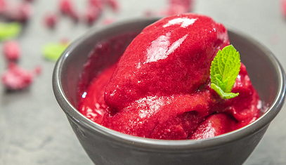 Raspberry sorbet recipe