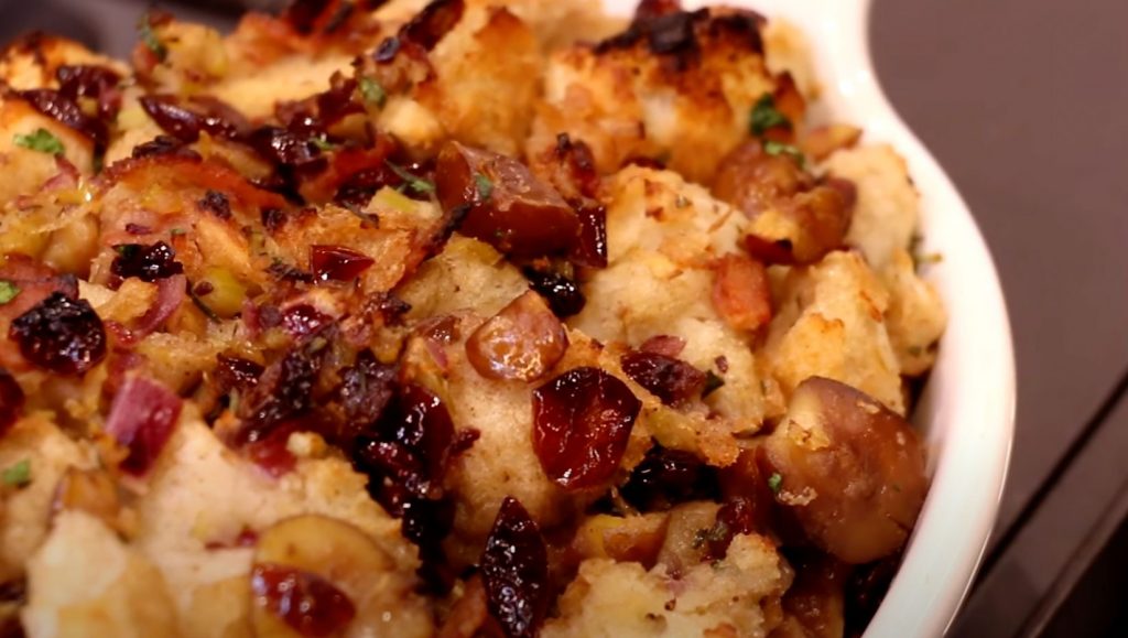 festive cranbbery stuffing recipe