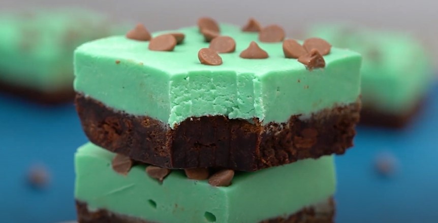 Frozen Mint Brownie Dessert Recipe