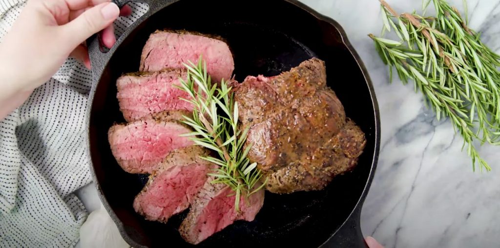 Garlic Herb Butter Beef Tenderloin Recipe