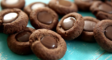 german chocolate thumbprint cookies recipe