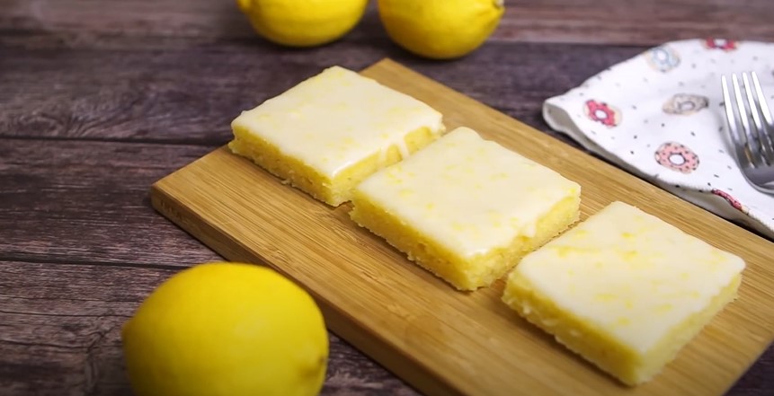 Glazed Lemon Brownies Recipe