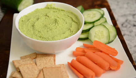 green hummus recipe