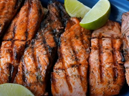 Grilled Honey Lime Salmon Recipe