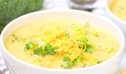 healthy cream of broccoli soup recipe