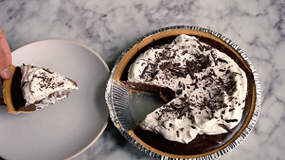 homemade chocolate pudding pie recipe