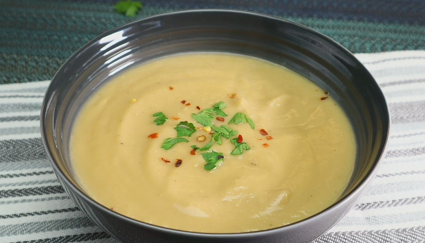 instant potr curried cheesy cauliflower squash soup recipe