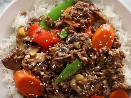 Korean Ground Beef Stir Fry Recipe