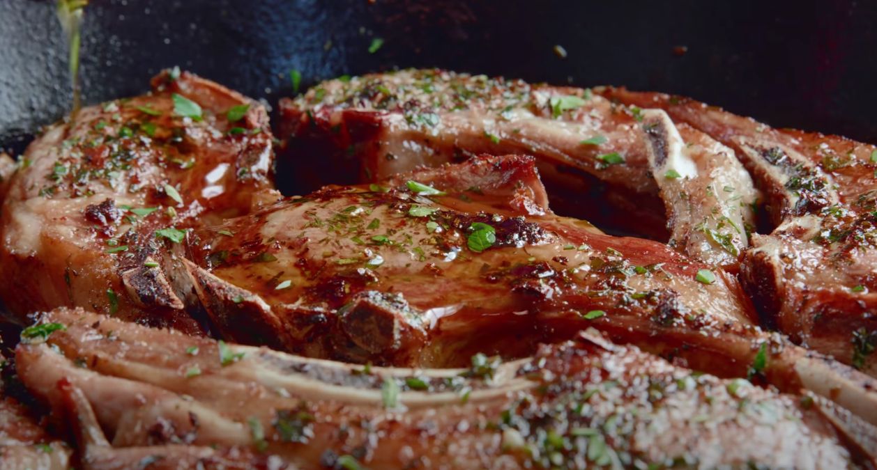 Lamb Chops with Frizzled Herbs Recipe | Recipes.net