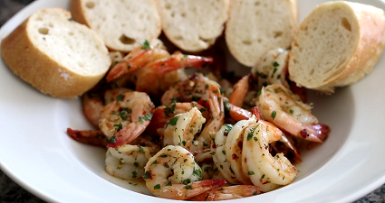 lemon and olive oil marinated shrimp recipe