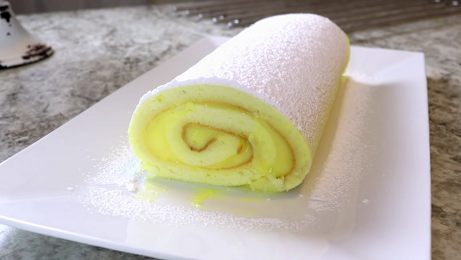 lemon cake roll recipe