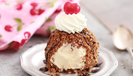 mexican unfried ice cream recipe