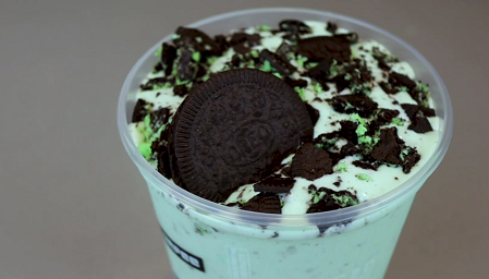 mint oreo ice cream shakes recipe