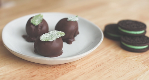 mint oreo truffles recipe