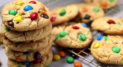 mm peanut butter cookies recipe