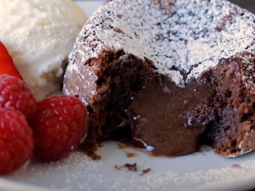 Molten Chocolate Baby Cakes Recipe
