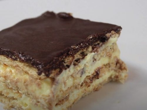 No-Bake Chocolate Eclair Dessert Recipe