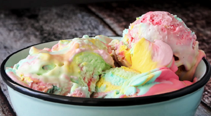 no churn rainbow mermaid ice cream recipe