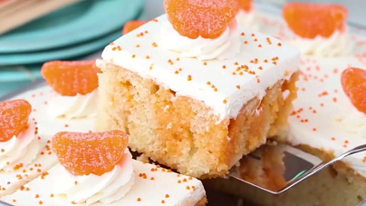 orange creamsicle poke cake recipe