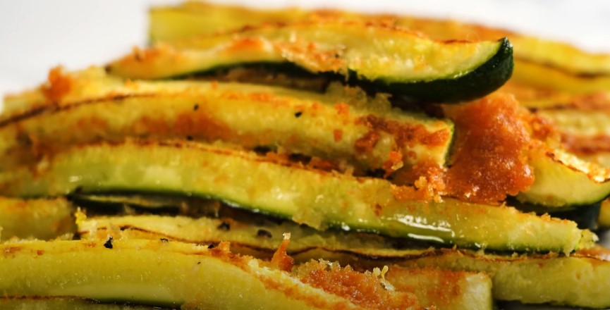 Parmesan Crusted Zucchini Recipe