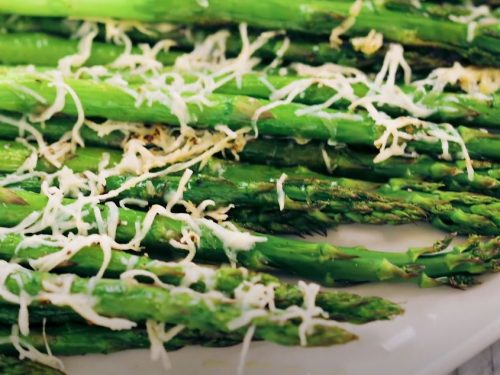 Parmesan Garlic Grilled Asparagus Recipe