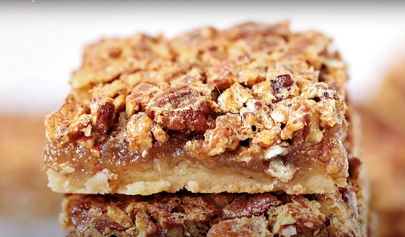 pecan shortbread squares recipe