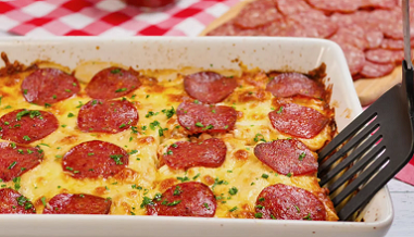 pepperoni pizza casserole recipe