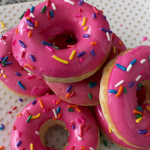 pink glazed donuts recipe