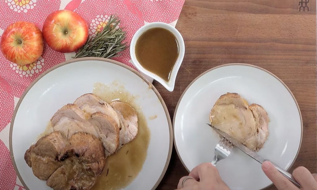 Pork Tenderloin with Apple Cider Reduction Recipe