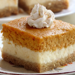 pumpkin amaretto cheesecake bars recipe