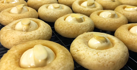 pumpkin cream cheese thumbprint cookies recipe