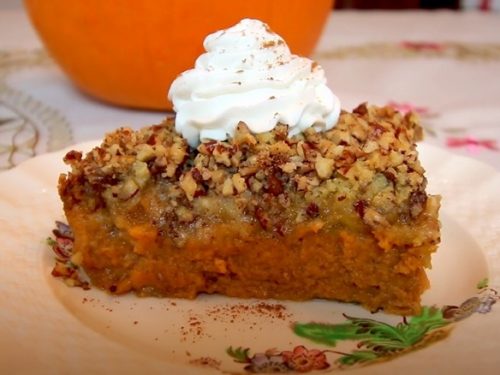 Pumpkin Pecan Streusel Torte Recipe