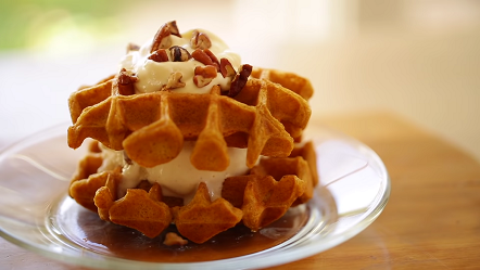 pumpkin spice waffles recipe