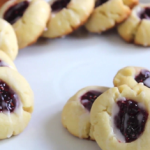 raspberry almond thumbprint cookies recipe