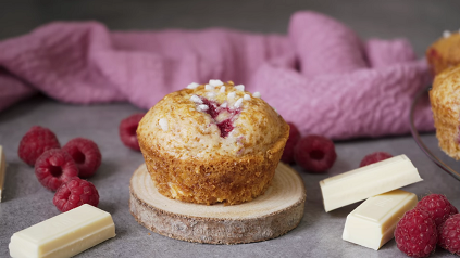 raspberry peach and ginger muffins recipe