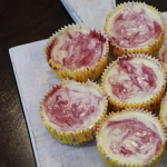 raspberry swirled mini cheesecakes recipe