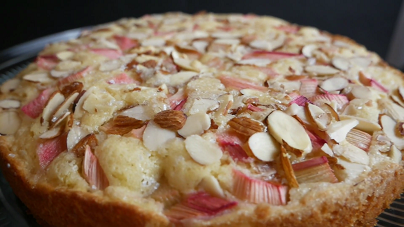 Plum Walnut Skillet Cake Recipe