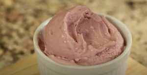 Rhubarb and Strawberry Ice Cream Recipe