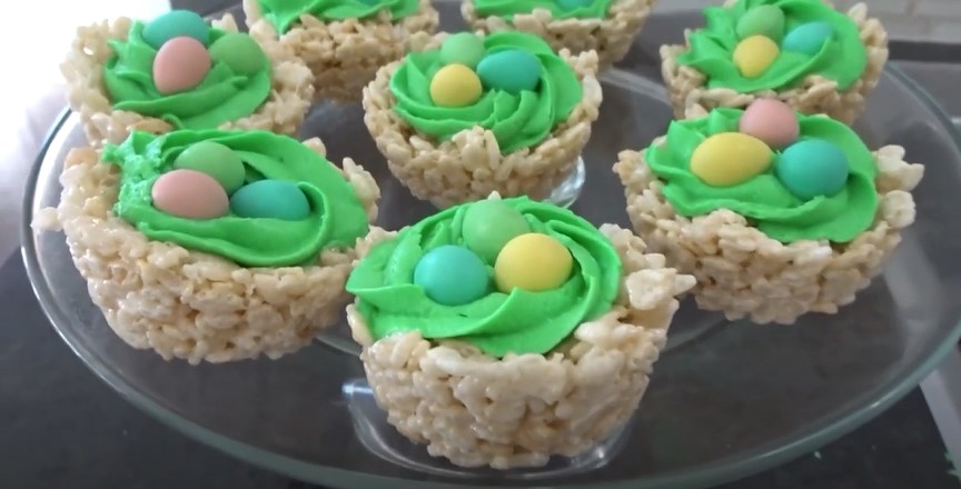 Rice Krispie Easter Nests Recipe