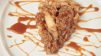 salted caramel apple pie a la mode recipe