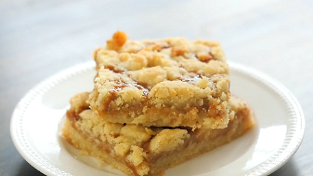 salted caramel butter bars recipe