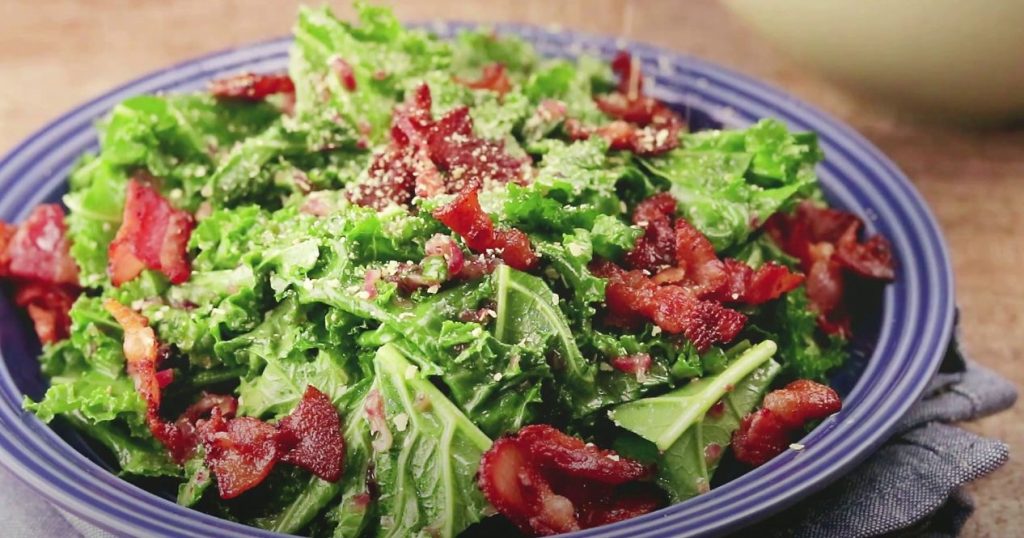 Shredded Kale with Pecorino and Pancetta Recipe