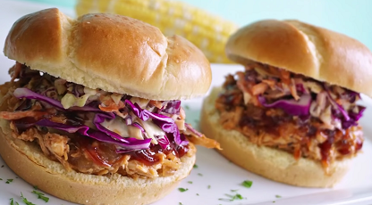 slow cooker chicken sandwiches recipe