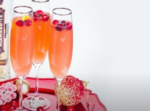 Sparkling Pear and Cranberry Cocktail Recipe
