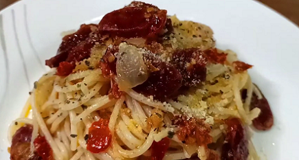 spicy chorizo pasta recipe