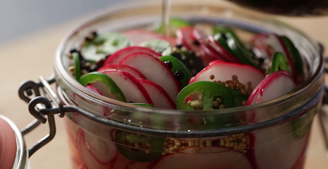 spicy quick pickled radishes recipe